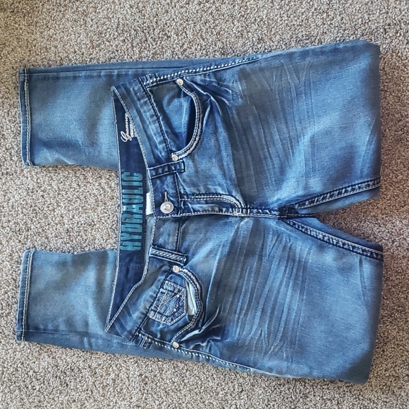 Low Rise Straight Leg Jeans - Picture 2 of 4